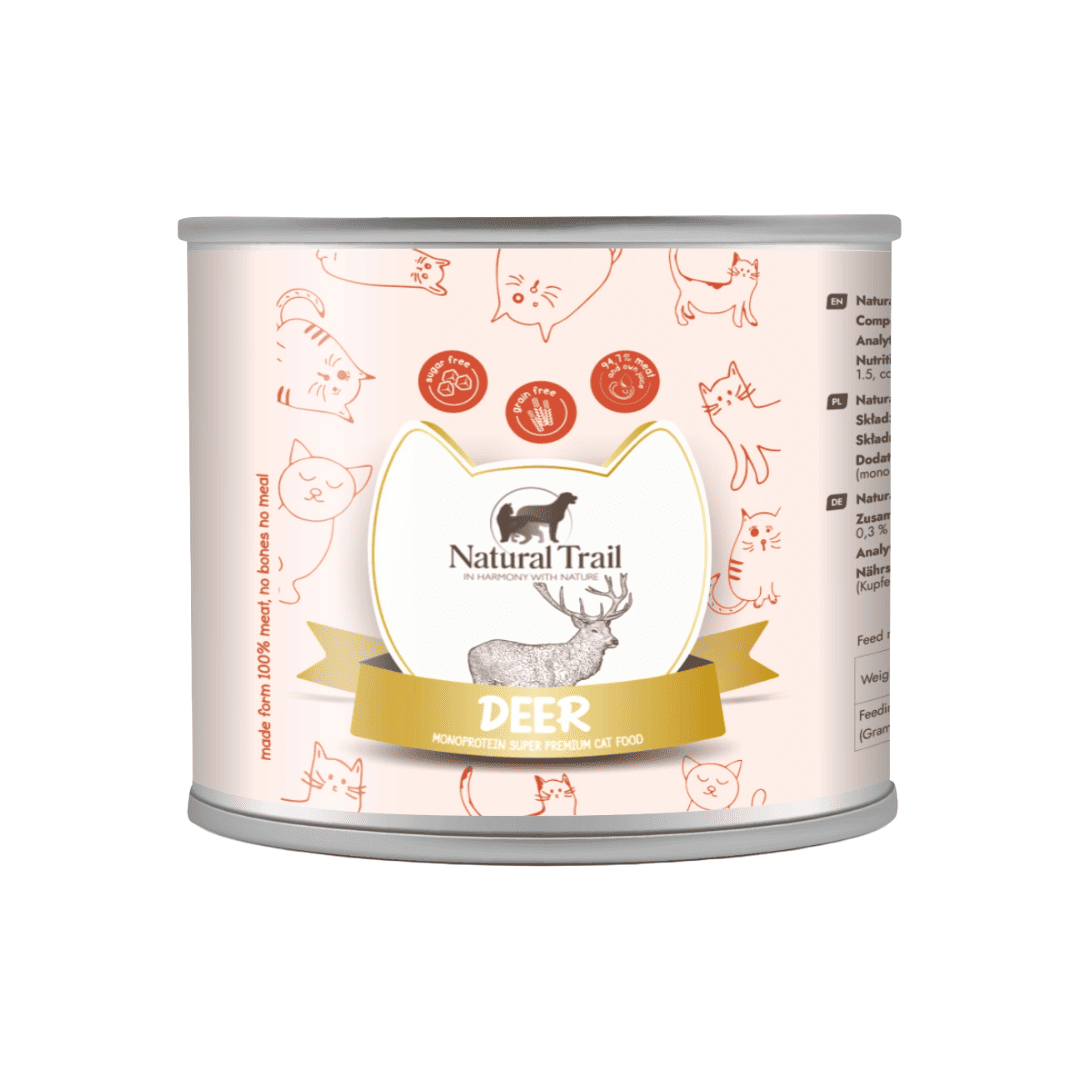 自然小徑 貓主食罐 單一肉源 低敏鹿肉