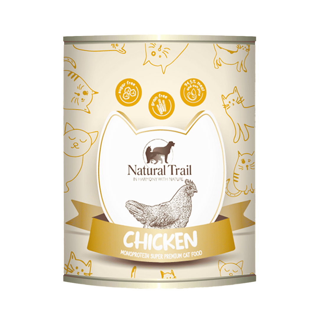 自然小徑 貓主食罐 單一肉源 低敏雞肉 800g