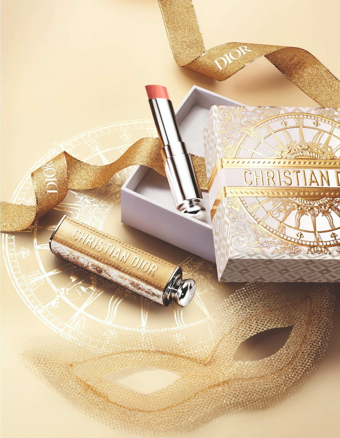 [限定] DIOR BEAUTY Dior Addict Couture Lipstick Case 聖誕系列2024