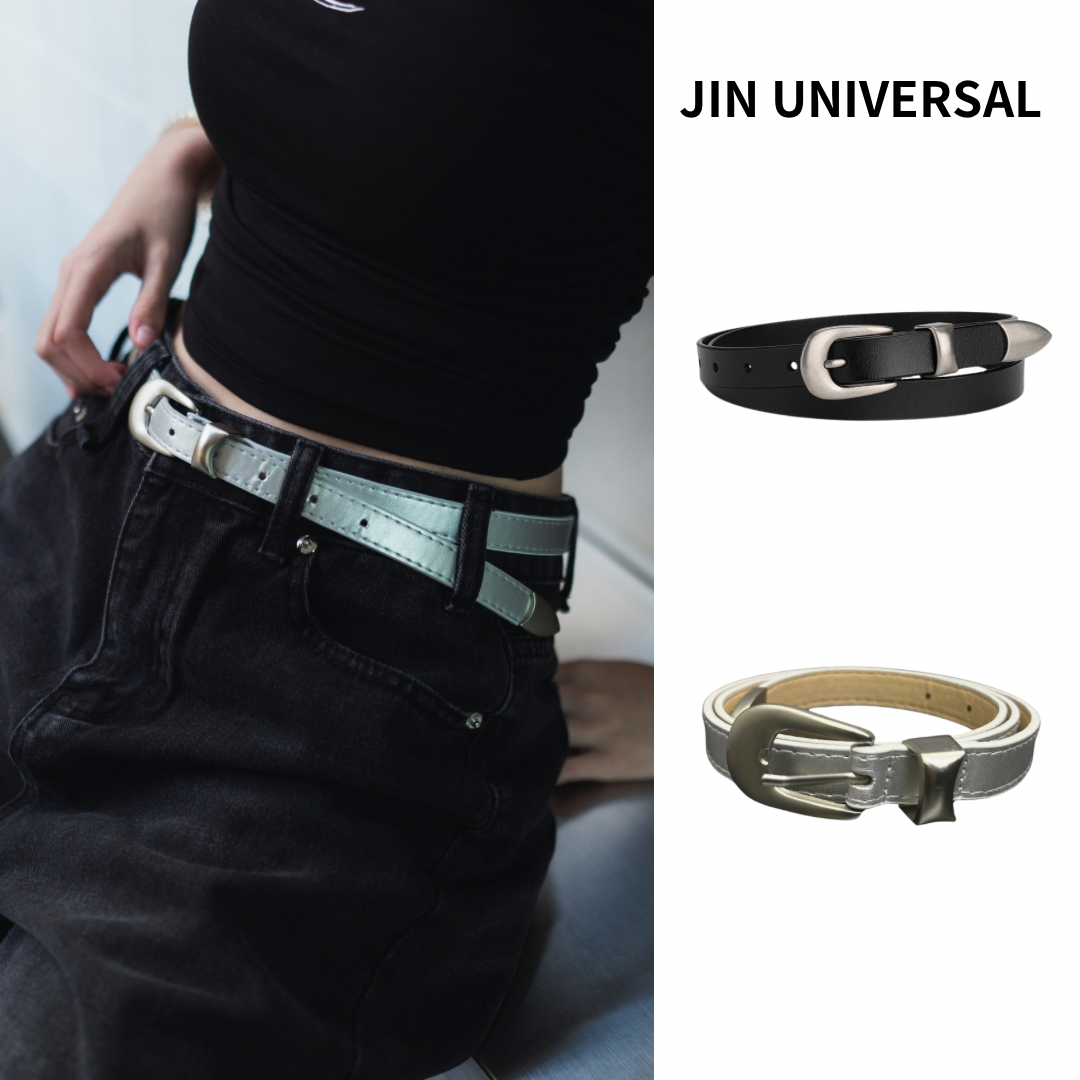 JIN UNIVERSAL 霧面金屬基本款細皮帶