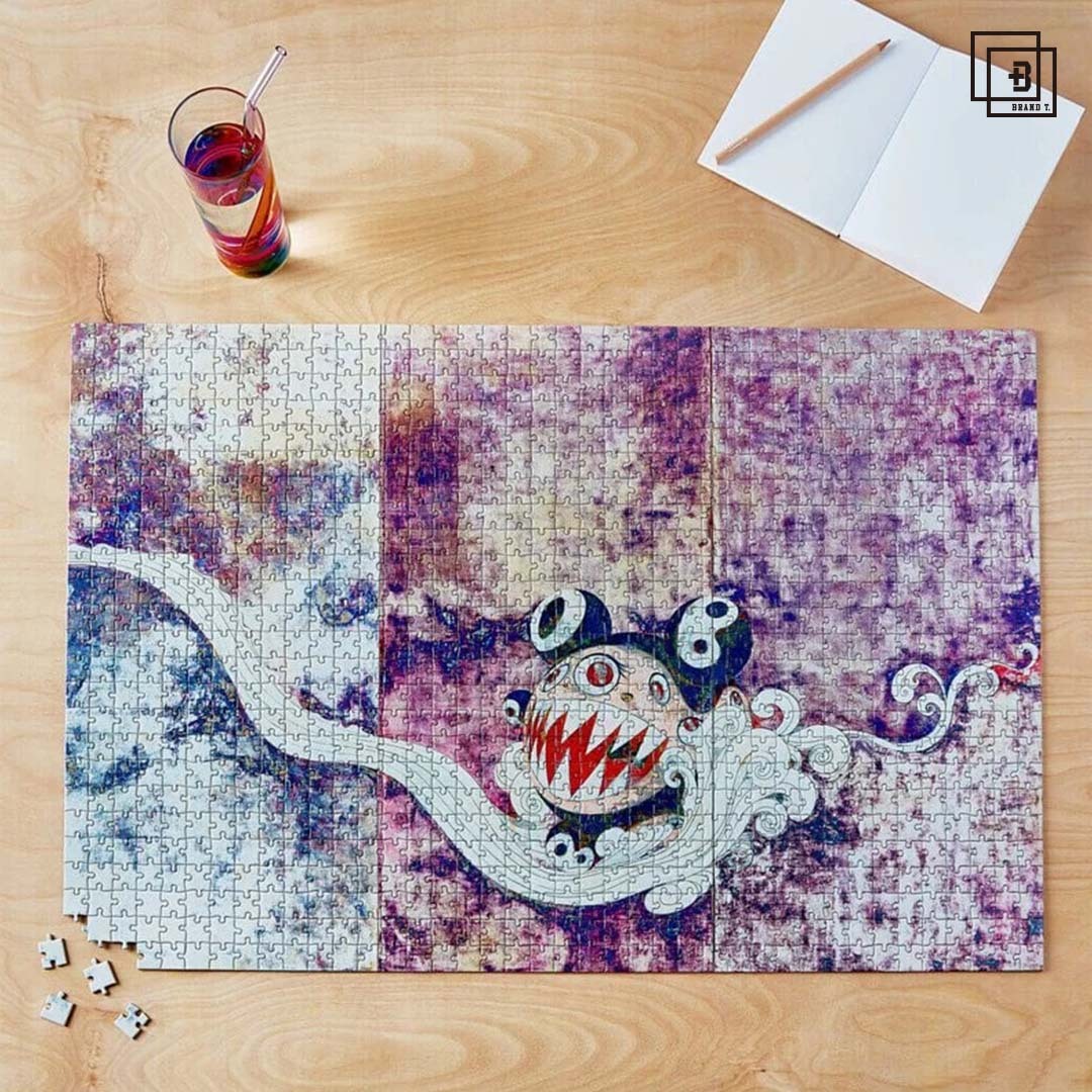 村上隆　Takashi Murakami 1000-Piece Puzzle 1000pc-takashi-murakami-flower