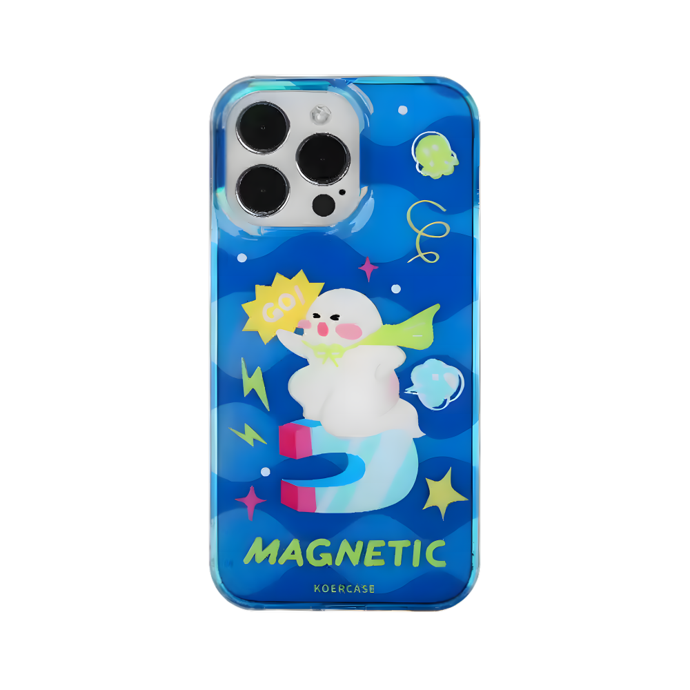 【KOERCASE】鐳射工藝 iPhone 保護殼 - 磁場吸引