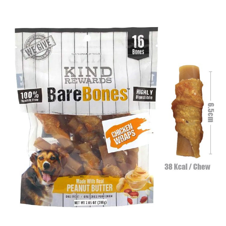 KIND REWARDS| 雞肉繞花生醬潔齒棒16枝裝 (KR-6352)