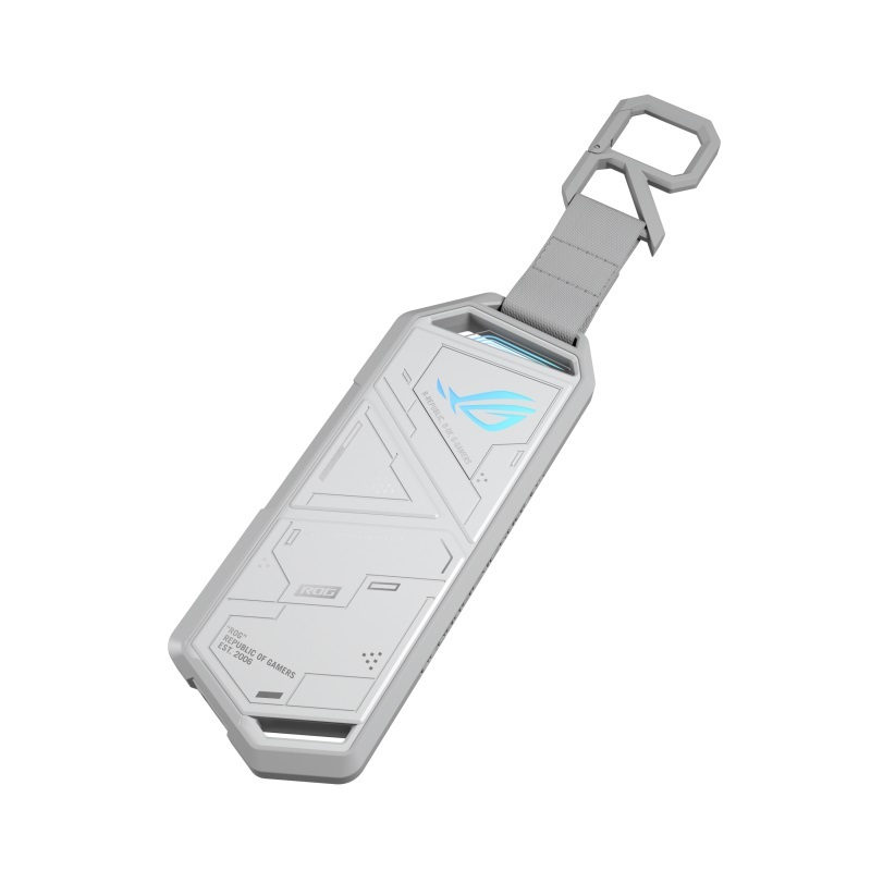 米特3C數位–ASUS 華碩 ROG Strix Arion White 潮競白 M.2 NVMe SSD 外接盒/90DD02H1-B0T000