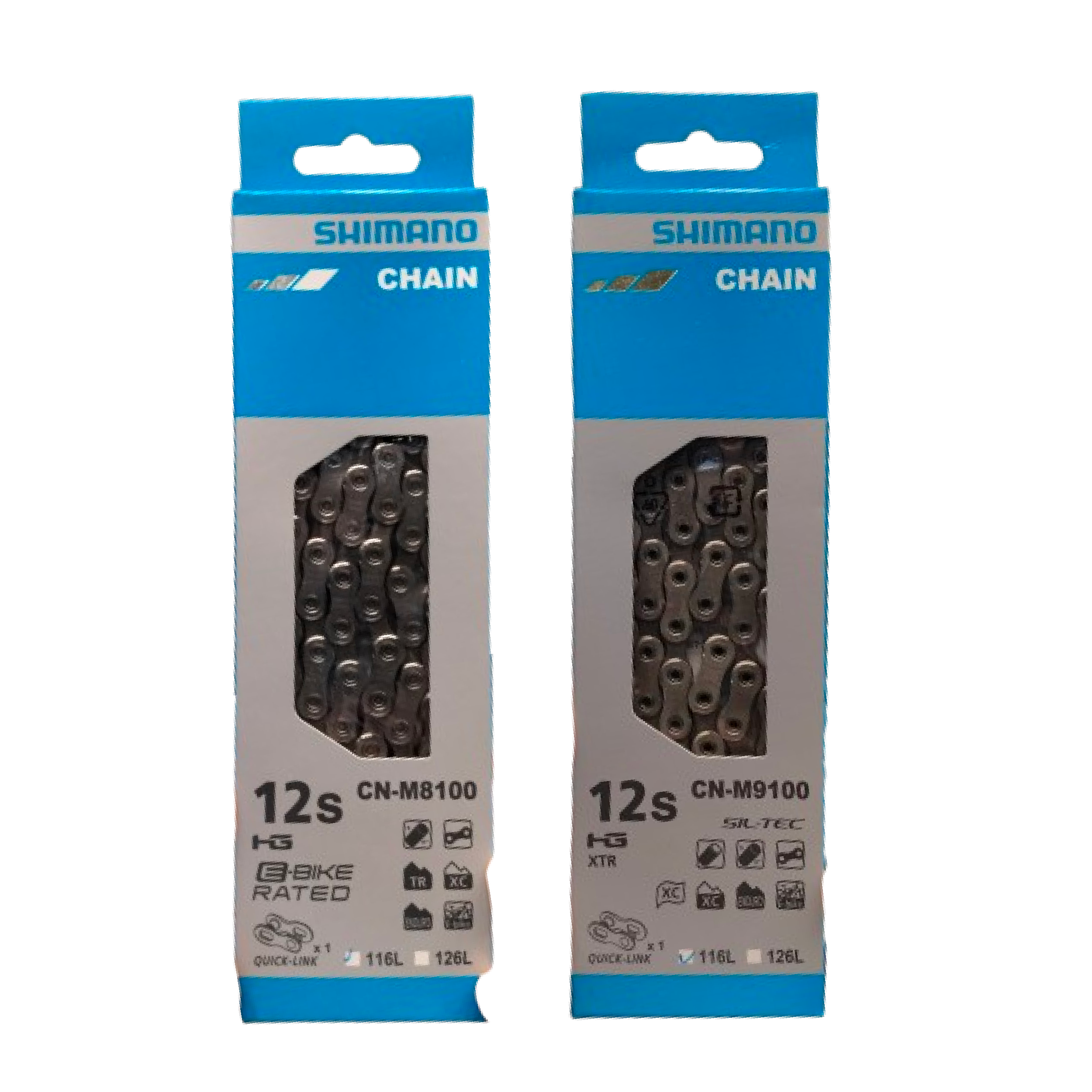 【Shimano】12速快扣鏈條 116目（CN-M9100 / CN-M8100）