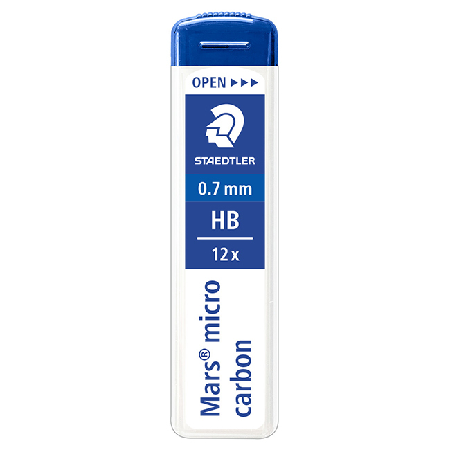 【STAEDTLER 施德樓】超韌自動筆芯0.7mm MS250-07