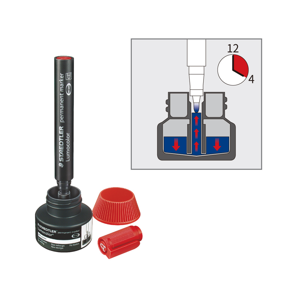 【STAEDTLER 施德樓】油性麥克筆補充液 MS488 50