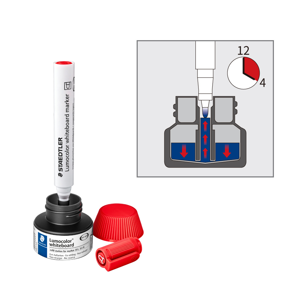 【STAEDTLER 施德樓】白板筆補充液 MS488 51