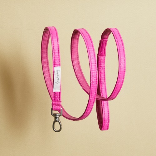 Louisdog 鑽石牽繩 (炫粉色)