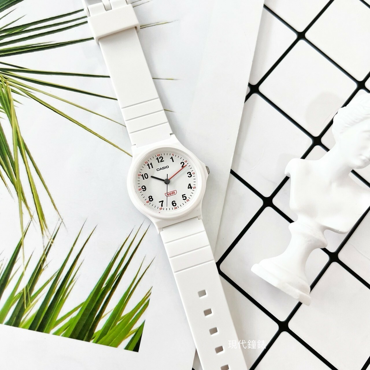 【CASIO 卡西歐】環保簡約設計指針錶 LQ-24B-7B 31.5mm 現代鐘錶