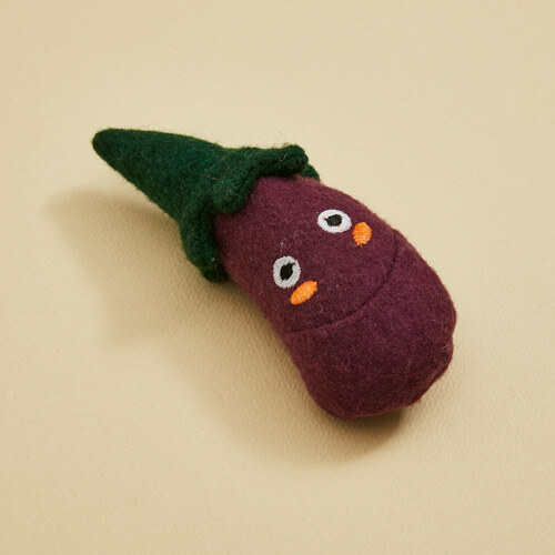 Louisdog 天然毛氈蔬菜玩具