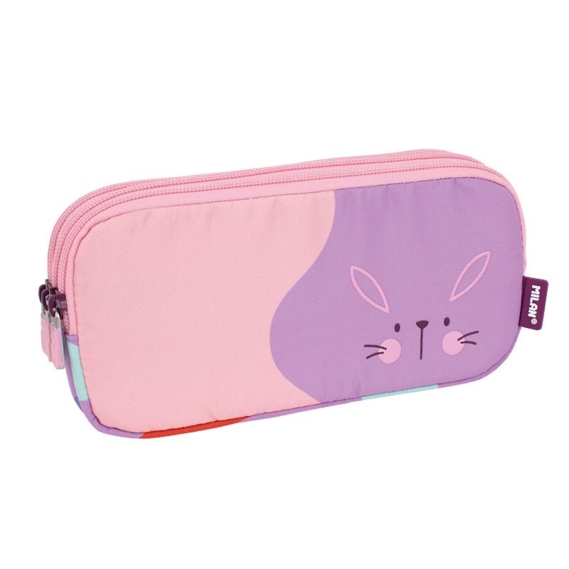 MILAN文具袋_小動物系列_小兔子(3層不含筆)