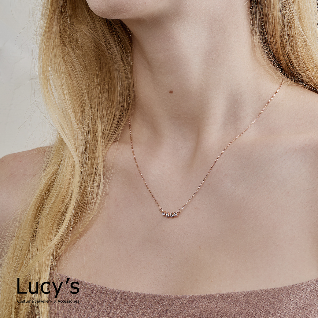 925純銀 璀璨圓舞 項鍊 (二色) (118560/118561)