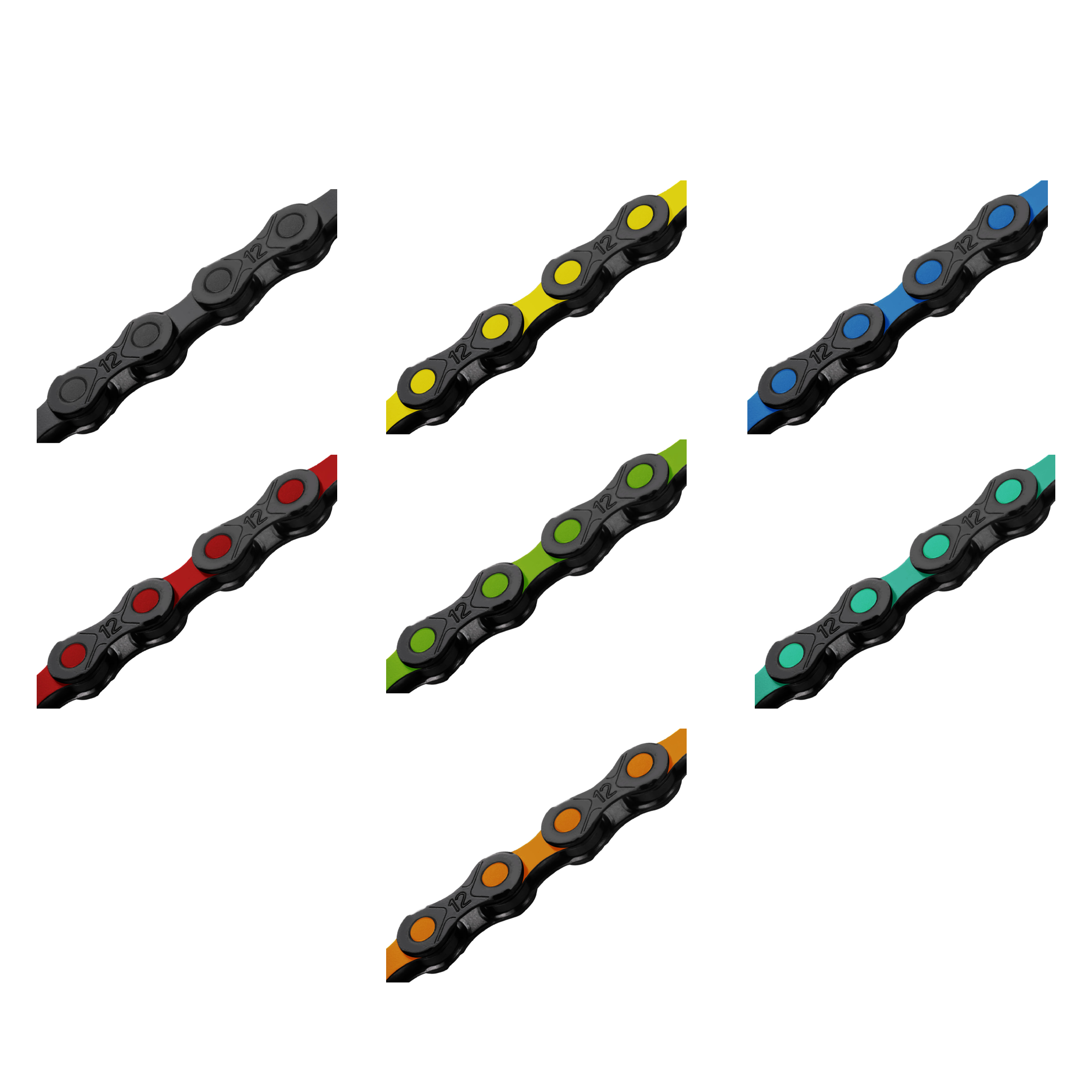 KMC】DLC 12速超輕量鑽石鏈條126目/ 多款顏色