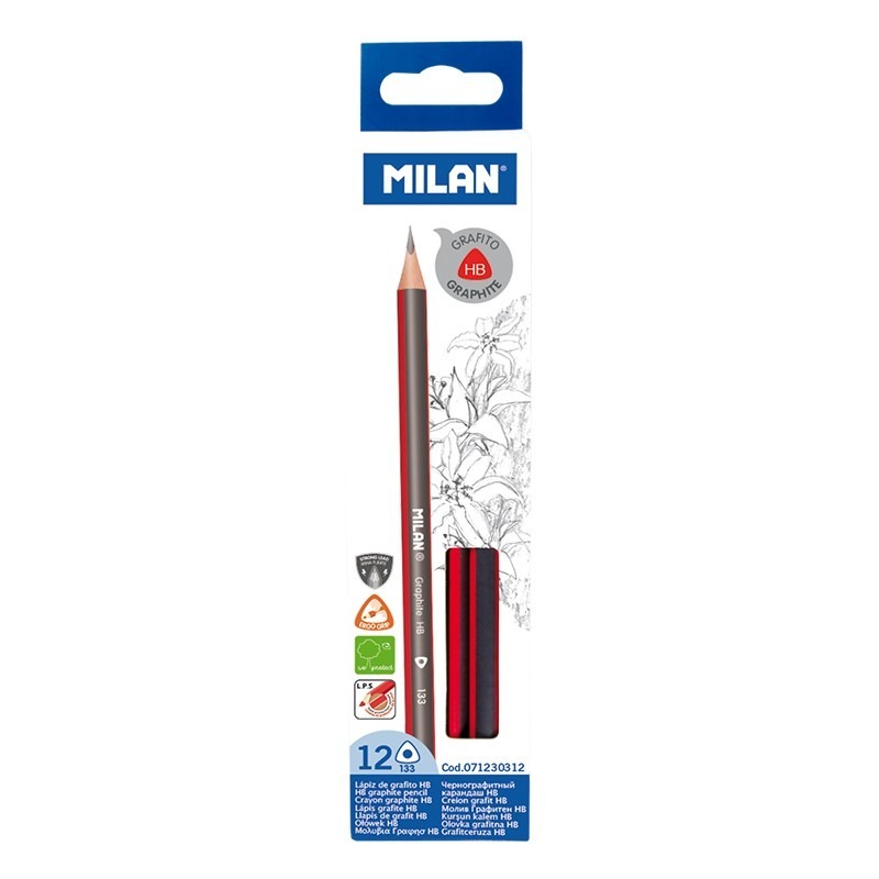 MILAN 經典三角鉛筆_HB_12入裝