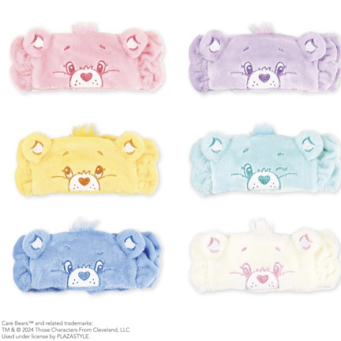 CARE BEARS彩虹熊 絨毛髮帶 盥洗用 代購