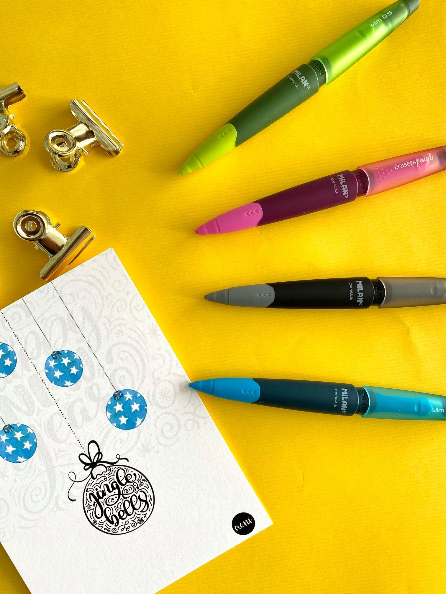 MILAN CAPSULE繽紛果凍自動鉛筆_HB_0.5mm(5色可選)