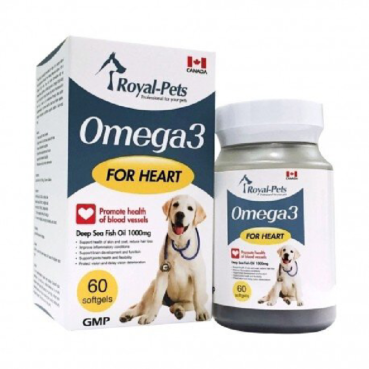 ROYAL-PETS｜Omega 3 純正魚油丸 60粒 (軟膠囊)