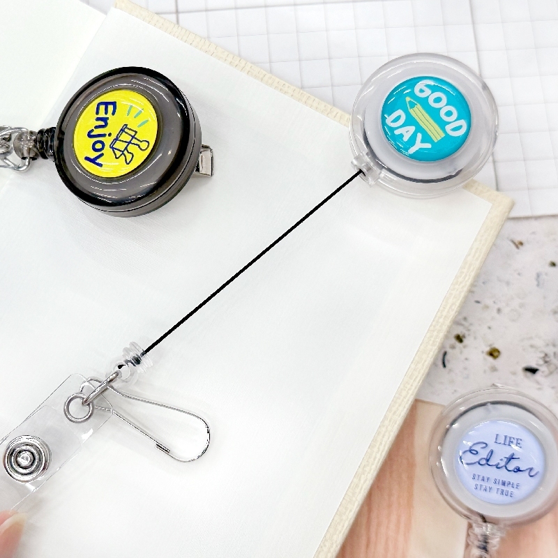 四季紙品 旋轉伸縮識別夾  【ID0064】