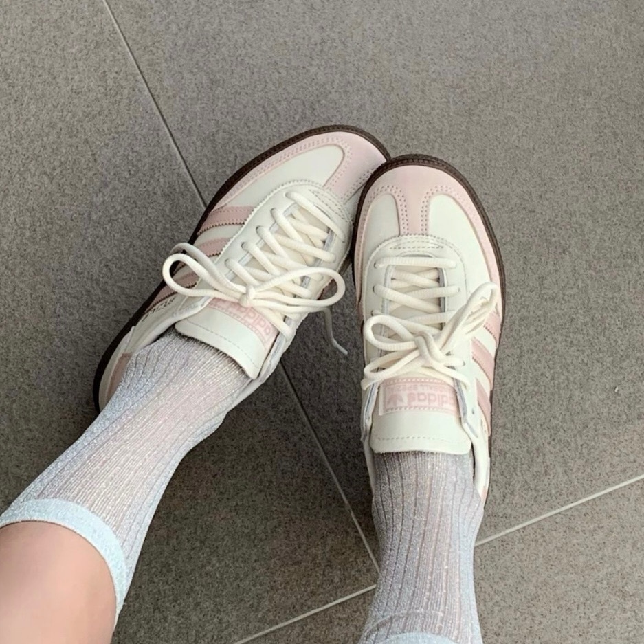 ADIDAS HANDBALL SPEZIAL 珠光粉 亮面 粉嫩配色 女鞋 日本限定 JH8661