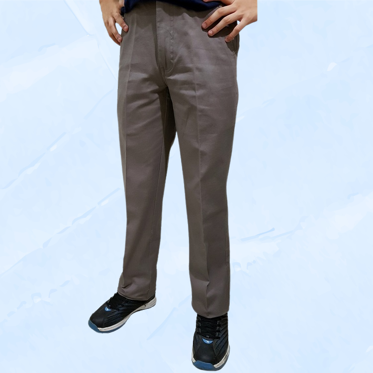 純棉微厚~四季可穿(中直筒) 中高腰直筒休閒褲 28~43吋 免費修改褲長