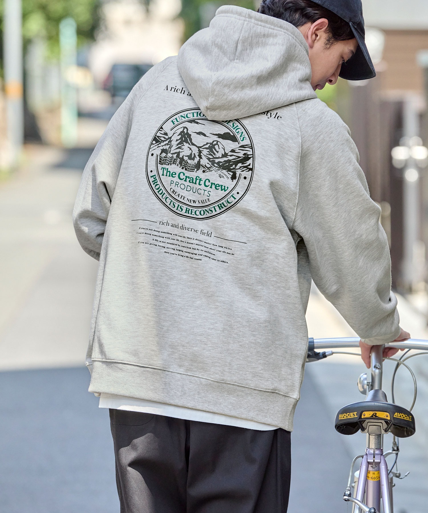 日本 The Craft Crew Products Functional Back Print Hoodie [CCPpa643]