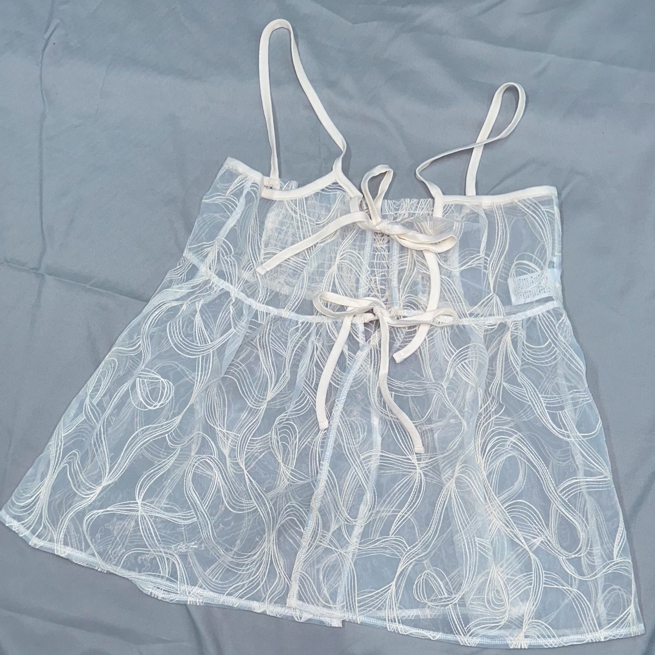 線條透紗Outer(黑)