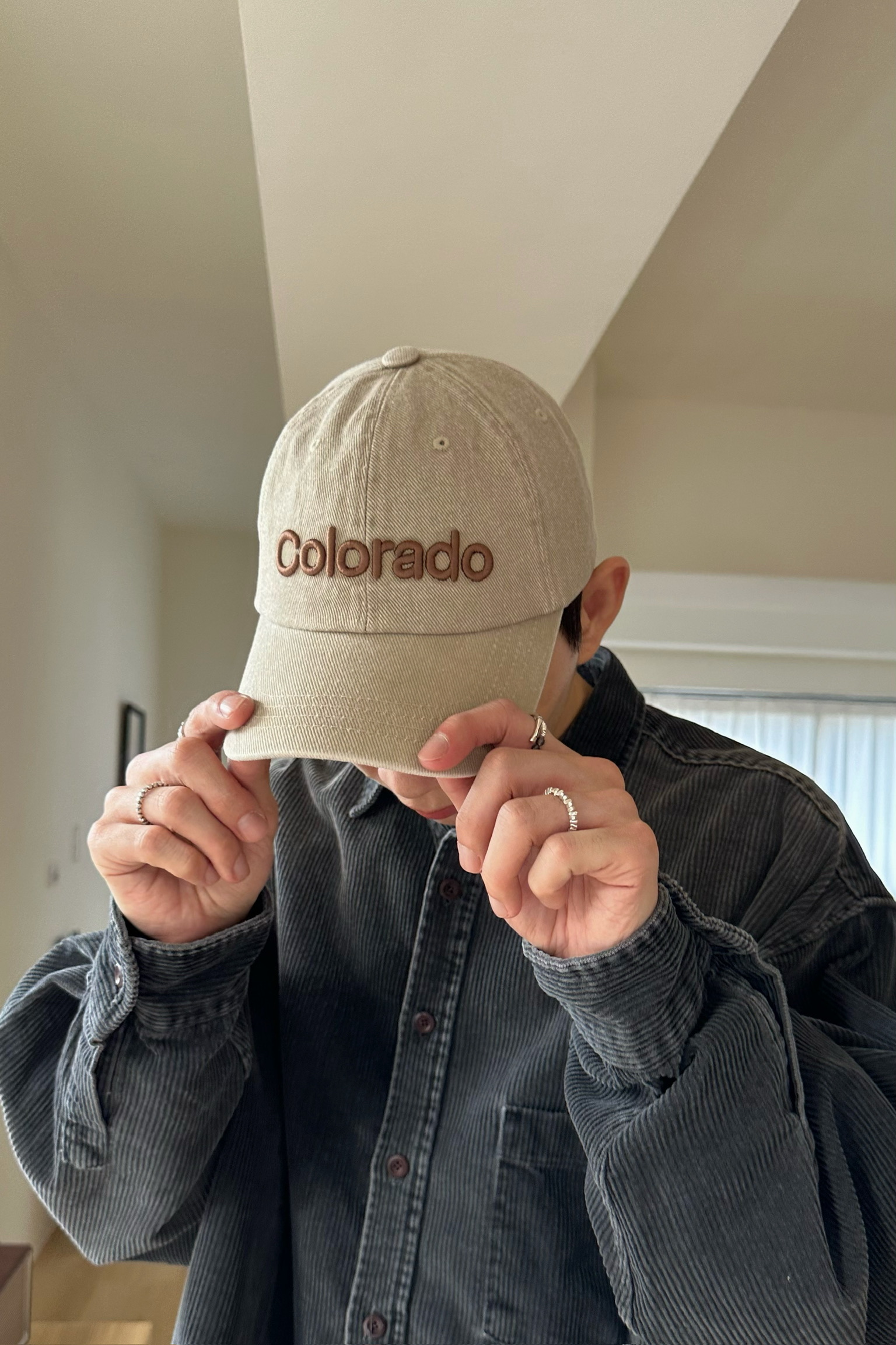 Colorado刺繡洗舊棒球帽