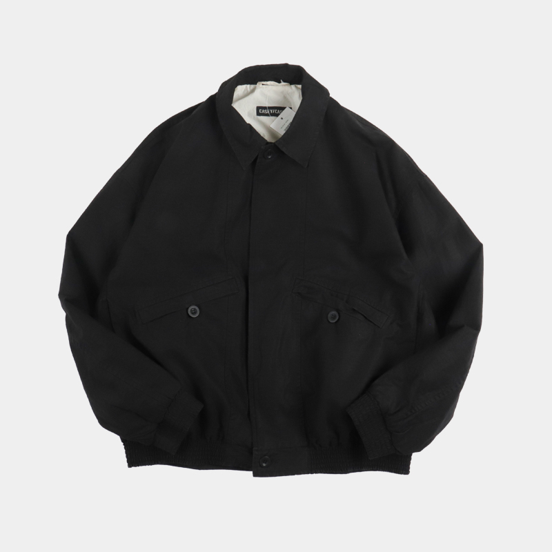 CASEY CASEY 2024／25AW MAMO BLOUSON-SAT MAMO BLOUSON - SAT - BLACK – Casey Casey