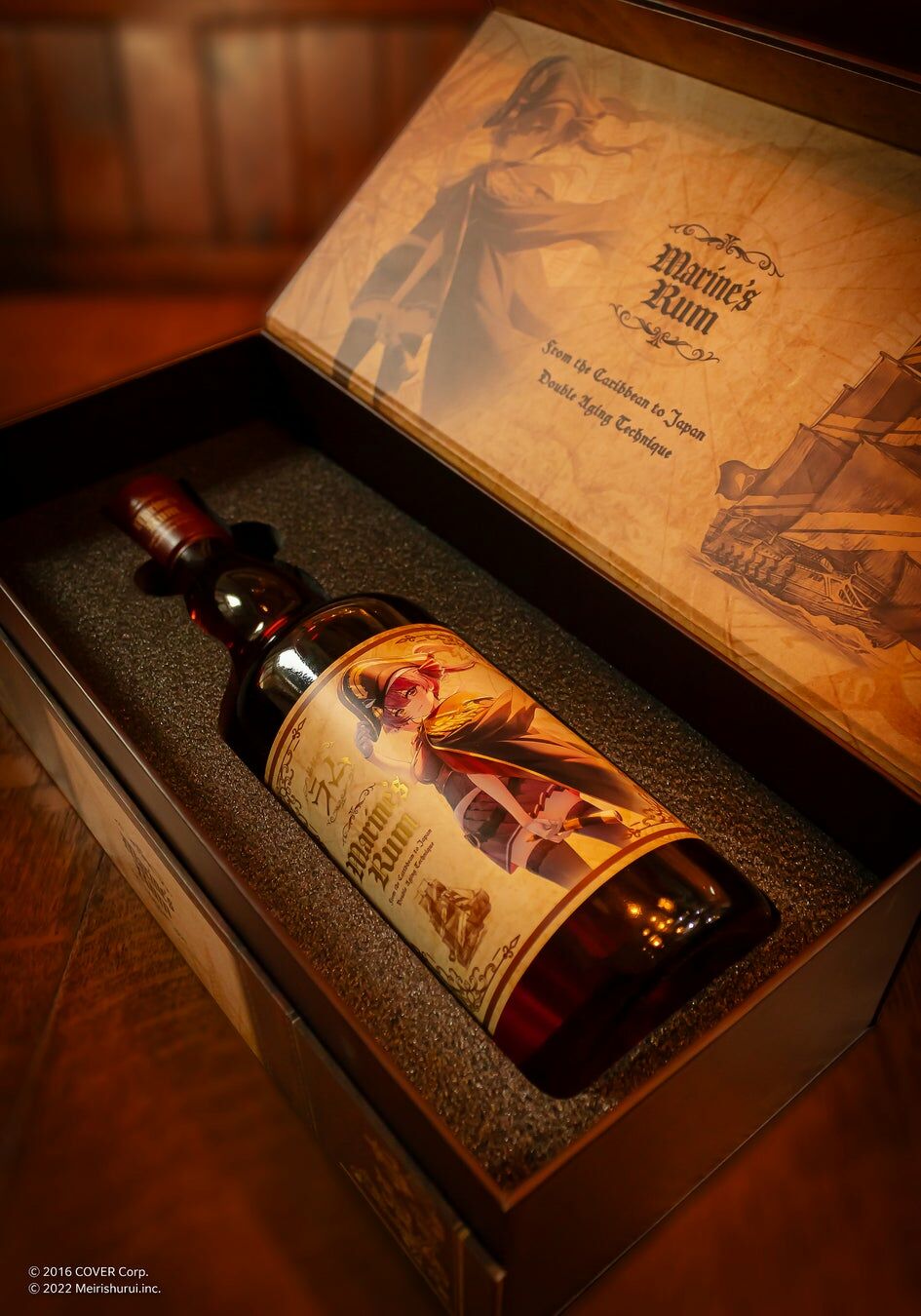 「官方現貨」 Hololive x 明利酒類 『ALC.35% マリンズラム 700ml』宝鐘海賊団船長『宝鐘マリン』Rum酒