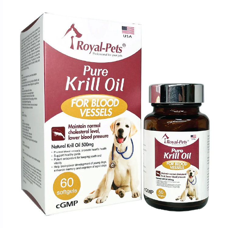 ROYAL-PETS｜Krill Oil 天然磷蝦油 60粒 (軟膠囊)