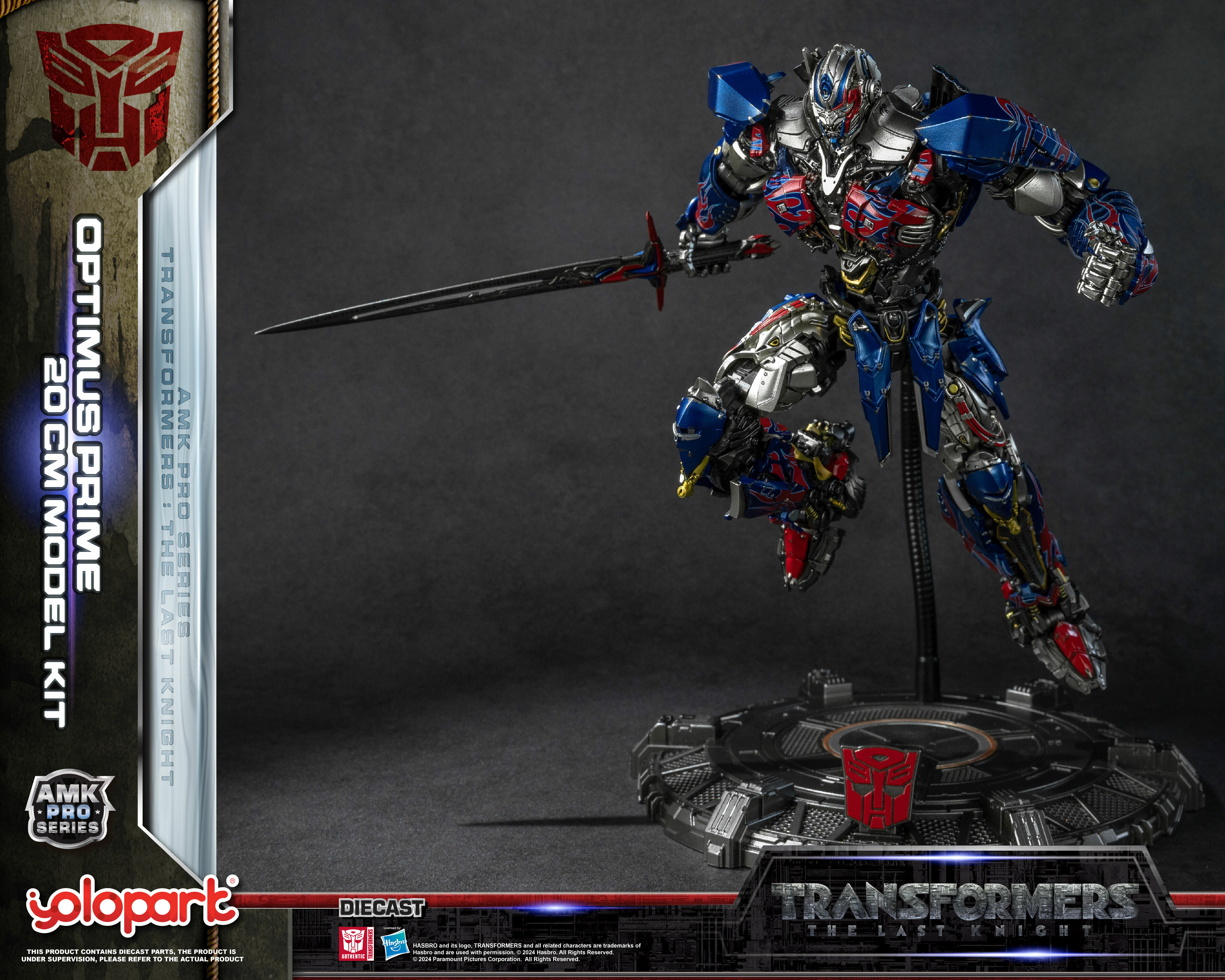 [訂金]Yolopark : 20cm 終極戰士 柯柏文 擎天柱 預裝模型 AMK Pro 變形金剛