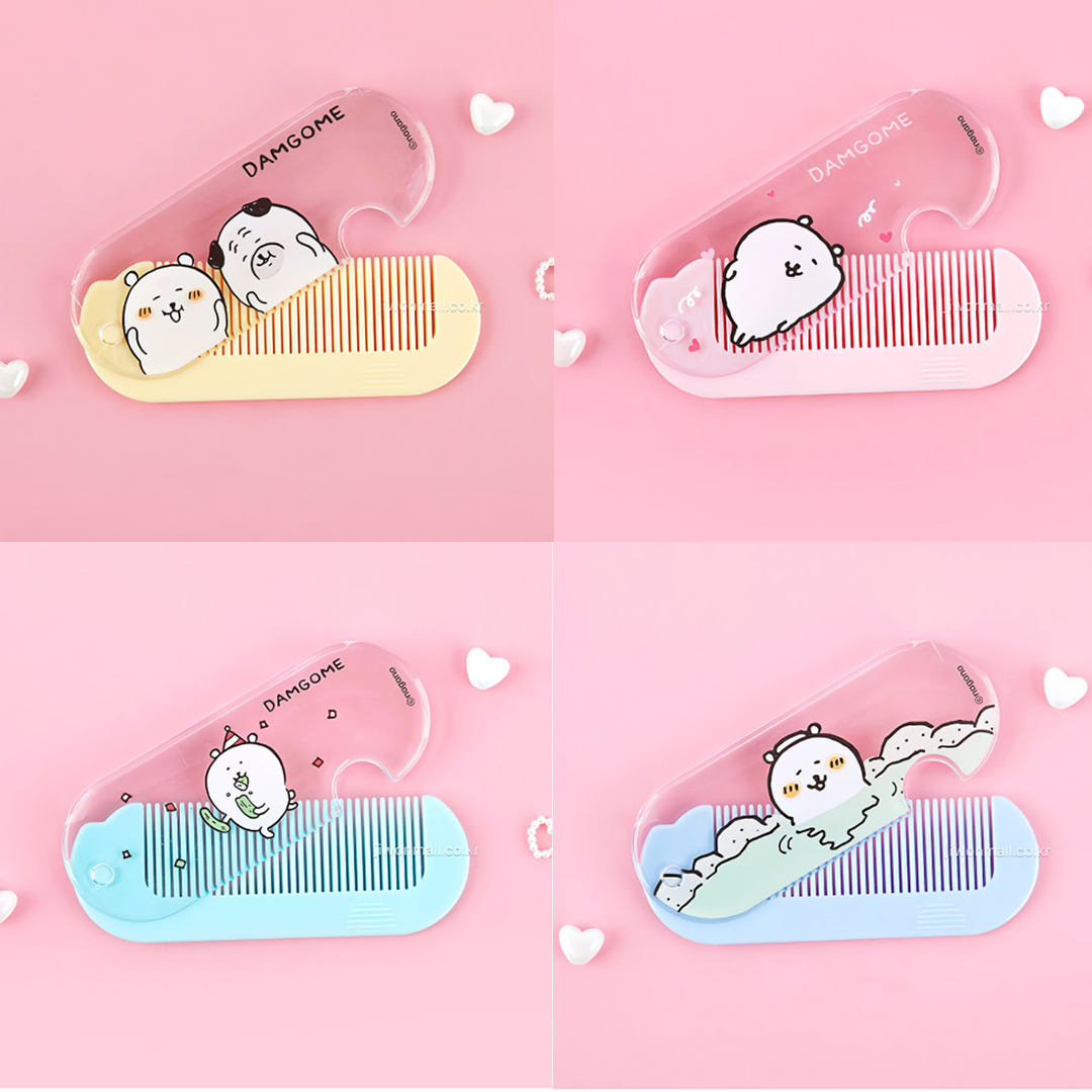 預訂｜韓國限定 白熊 & 八哥 便攜摺梳
