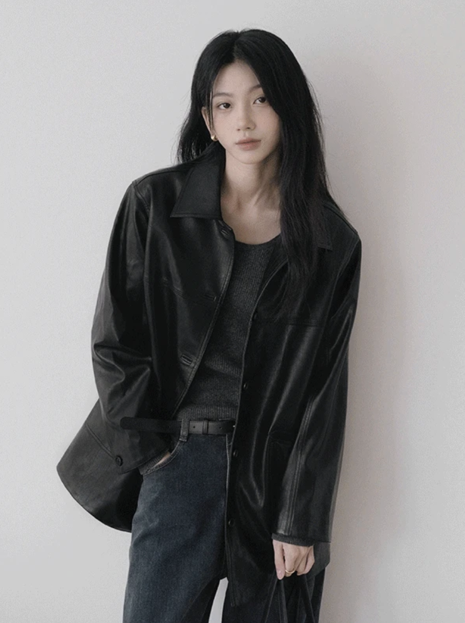 預訂｜SLOWAND #SLOWMADE Vegan Leather Coat (One Color)