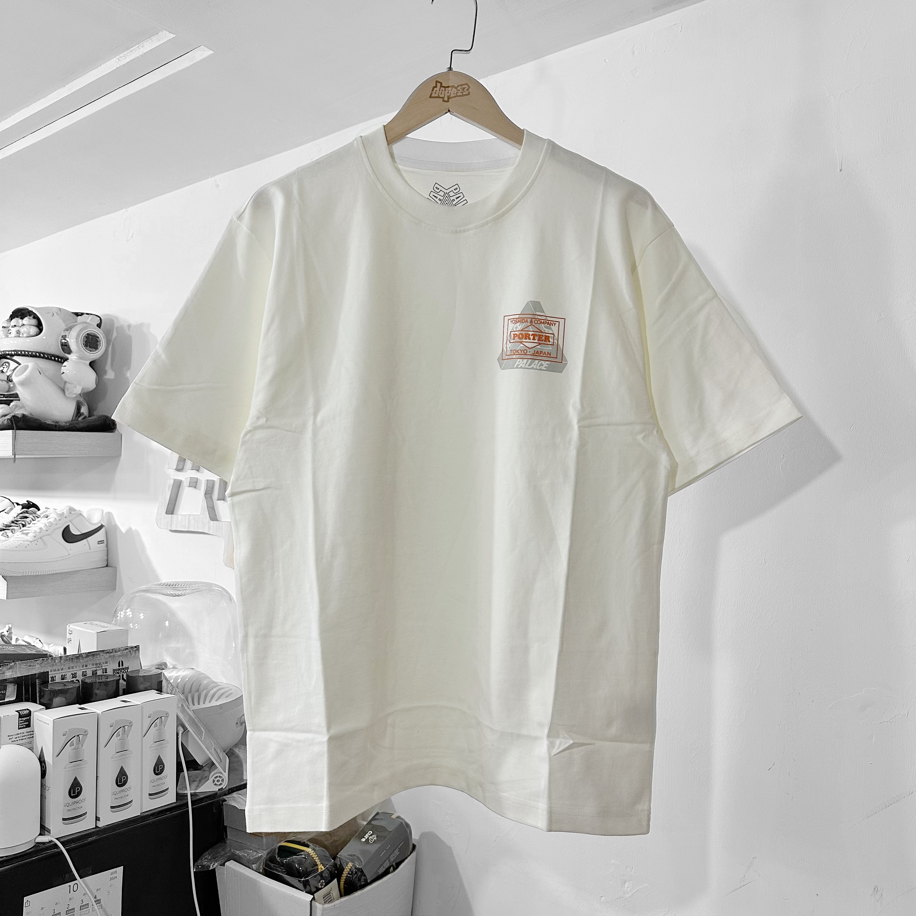 PALACE X PORTER LOGO T-SHIRT WHITE 聯名限定