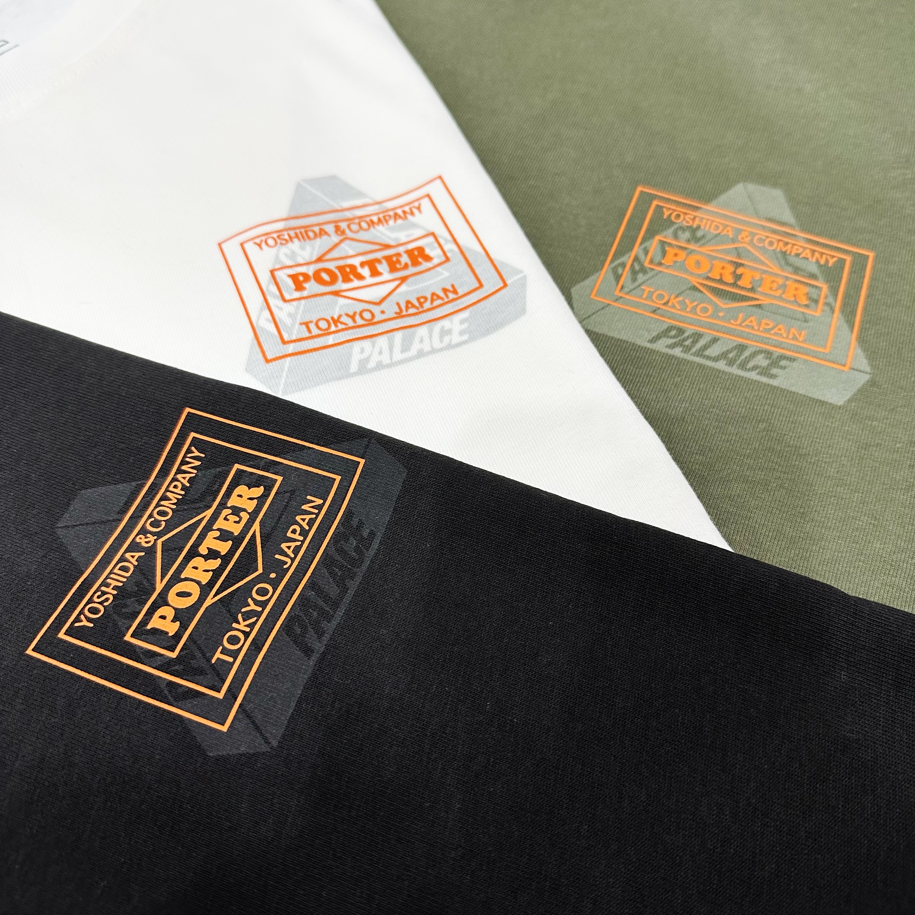 PALACE X PORTER LOGO T-SHIRT WHITE 聯名限定