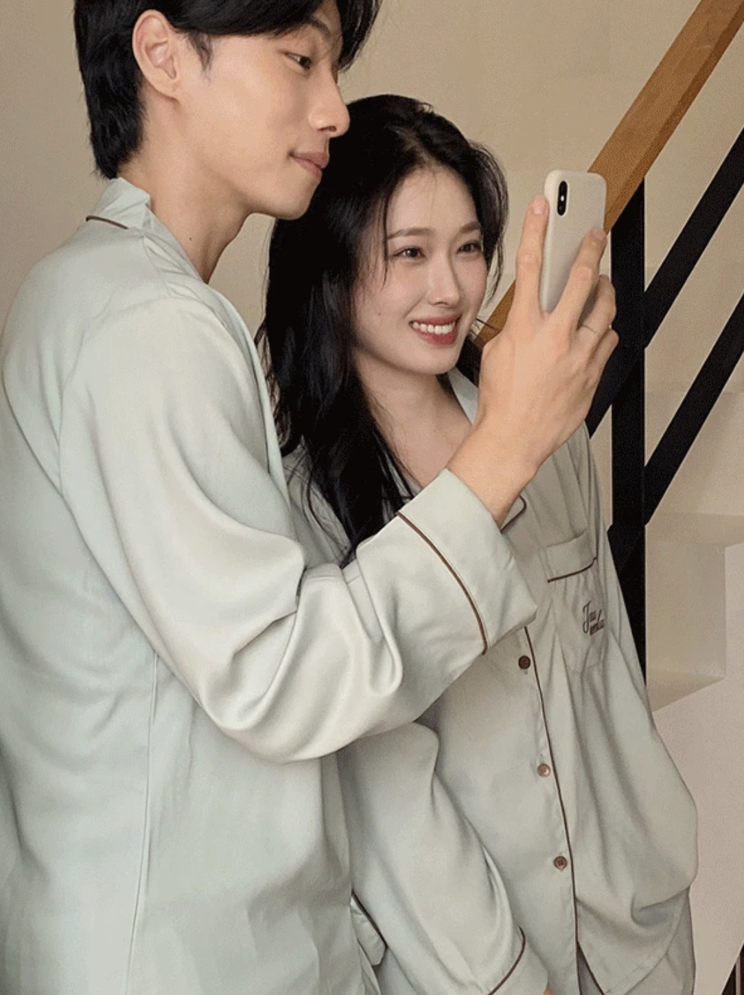 預訂｜Juuneedu Embroidery Pajamas Set (3 COLOR)