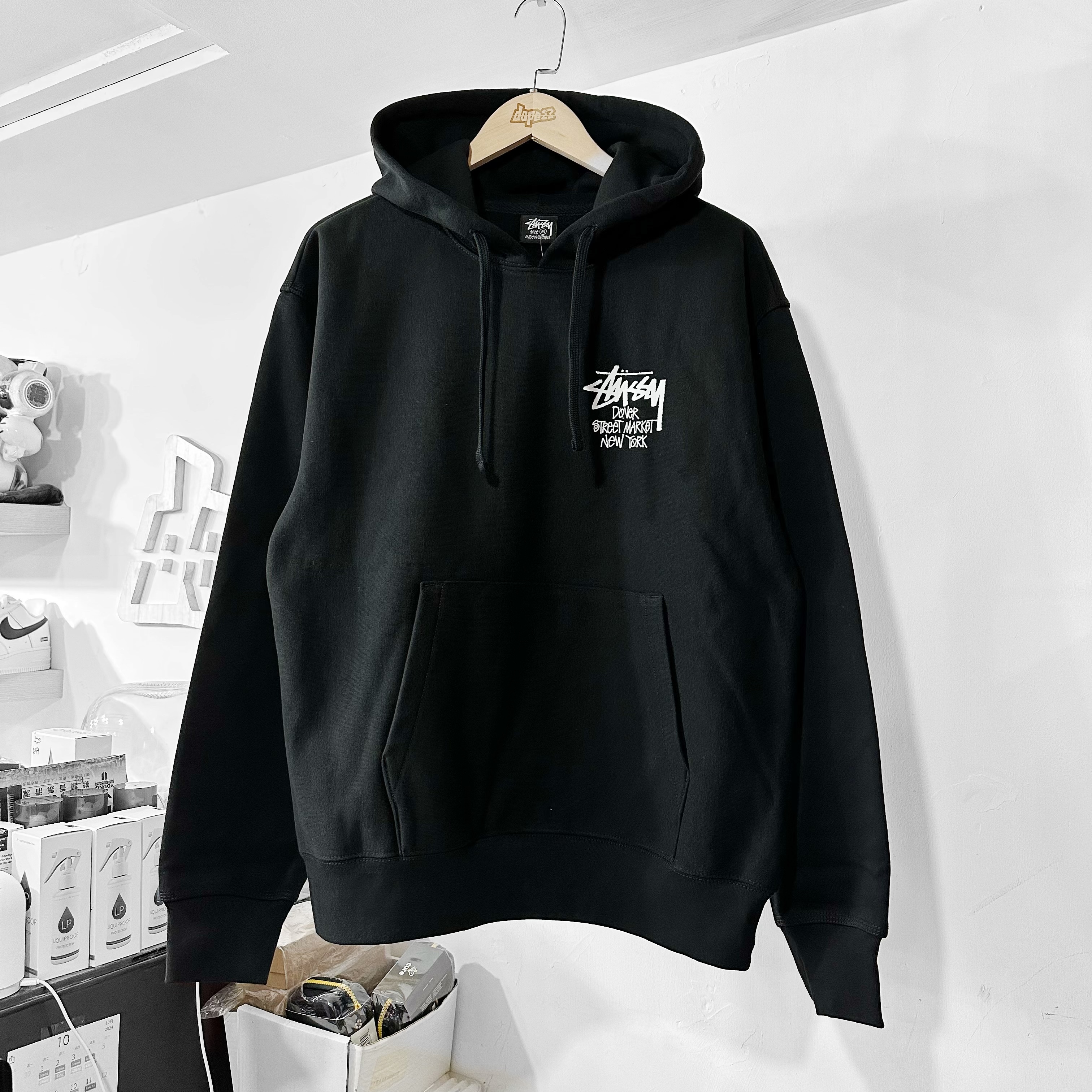 STÜSSY DSM New York Hoodie Black 黑色