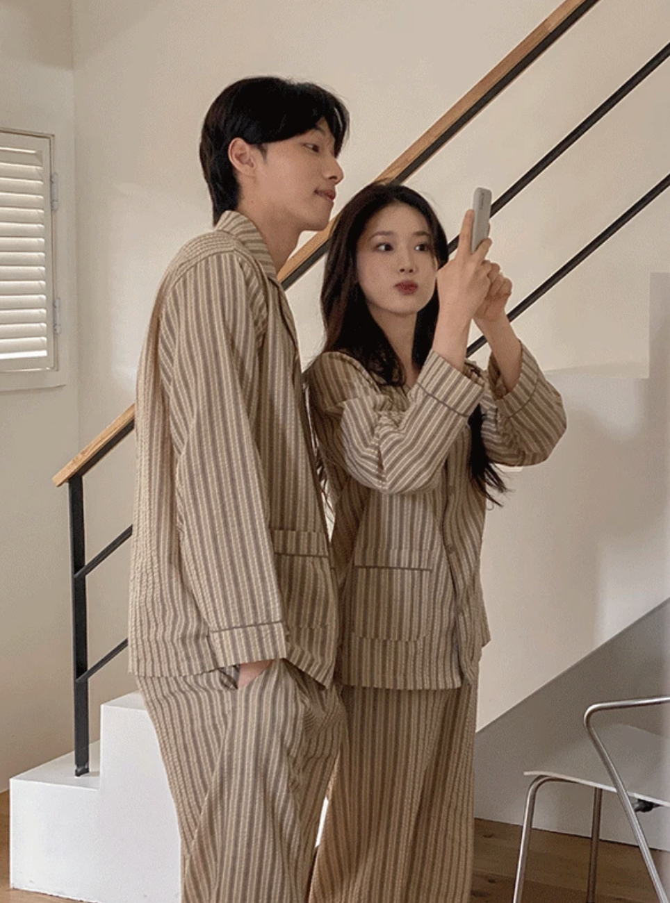 預訂｜Juuneedu Rusk Stripe Pajamas Set (3 COLOR)