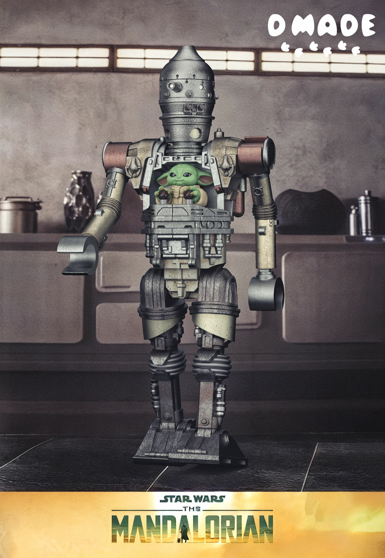 [D Made][Preorder] Star Wars - IG-12 [PADprinted]