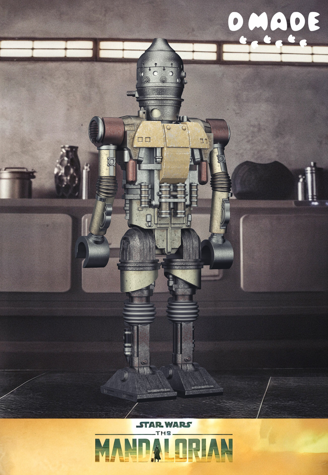 [D Made][Preorder] Star Wars - IG-12 [PADprinted]