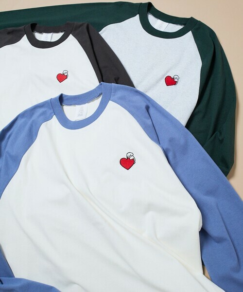 tombonia / 刺繡牛角長袖Tee