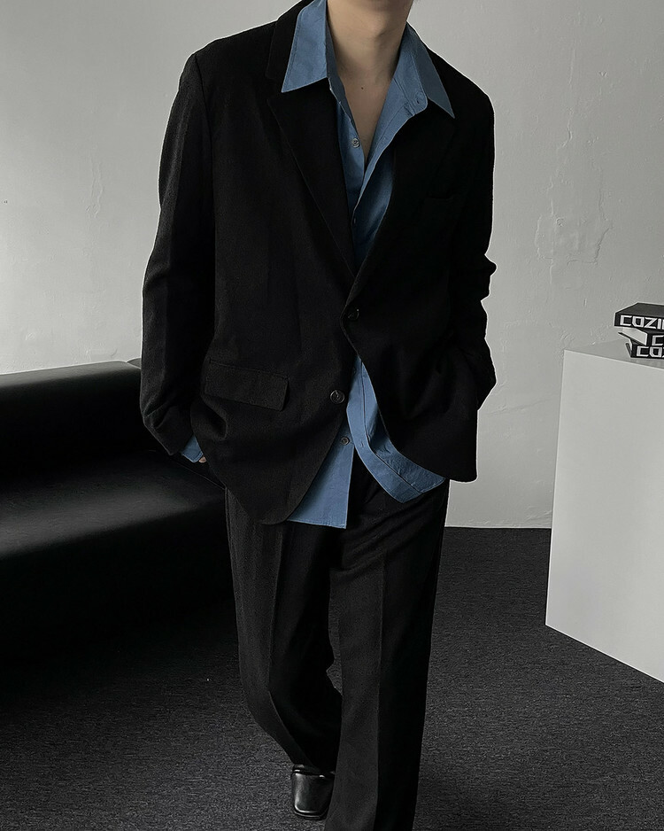 洛威爾西裝外套（短版/寬鬆版）