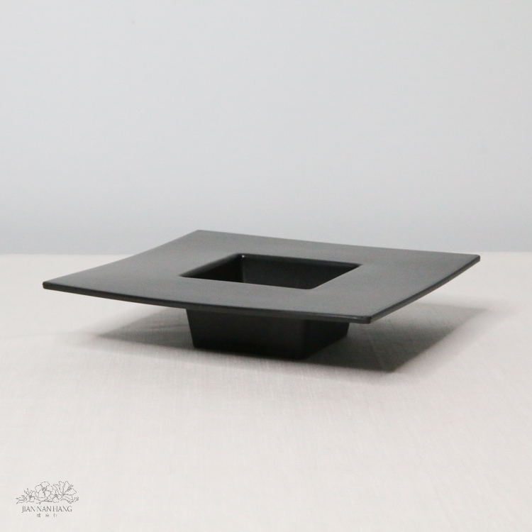 塑膠花器 小方帽