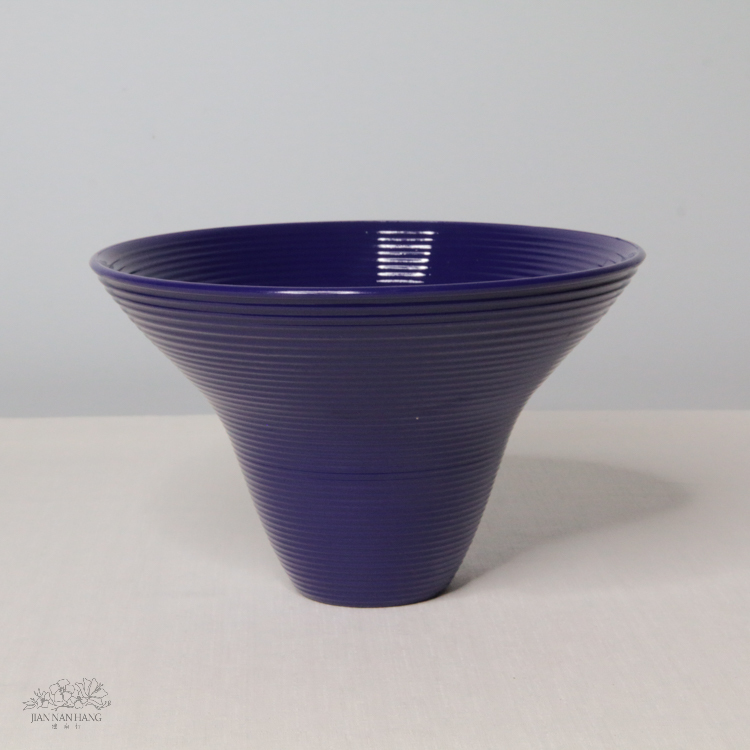 塑膠花器 螺紋花器 3色