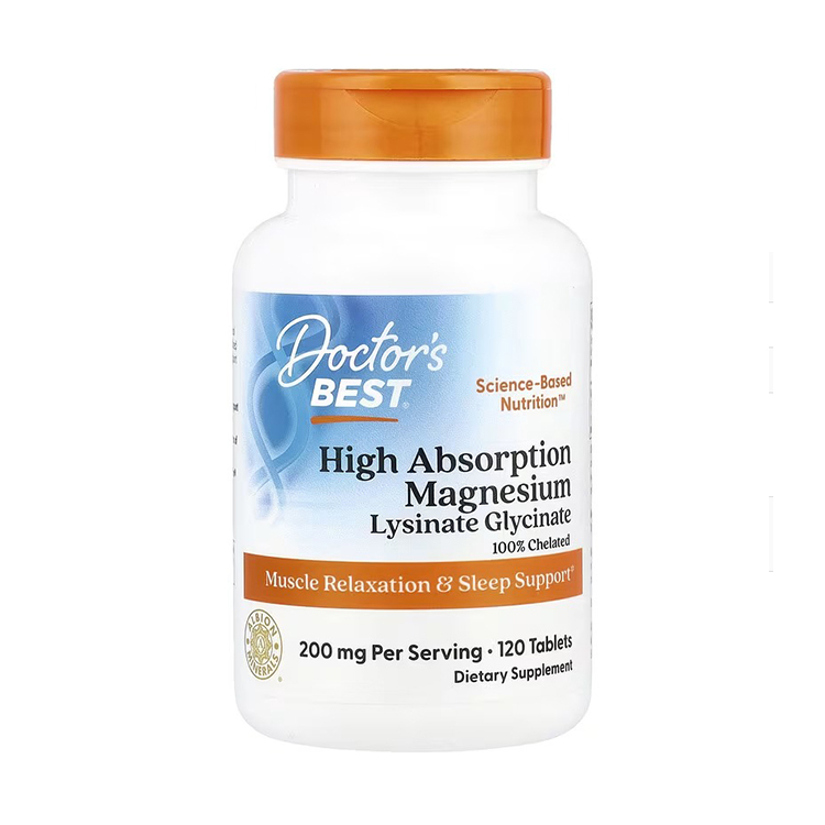 Doctor’s Best High Absorption Magnesium 100% Chelated,100 mg , 120 tablets