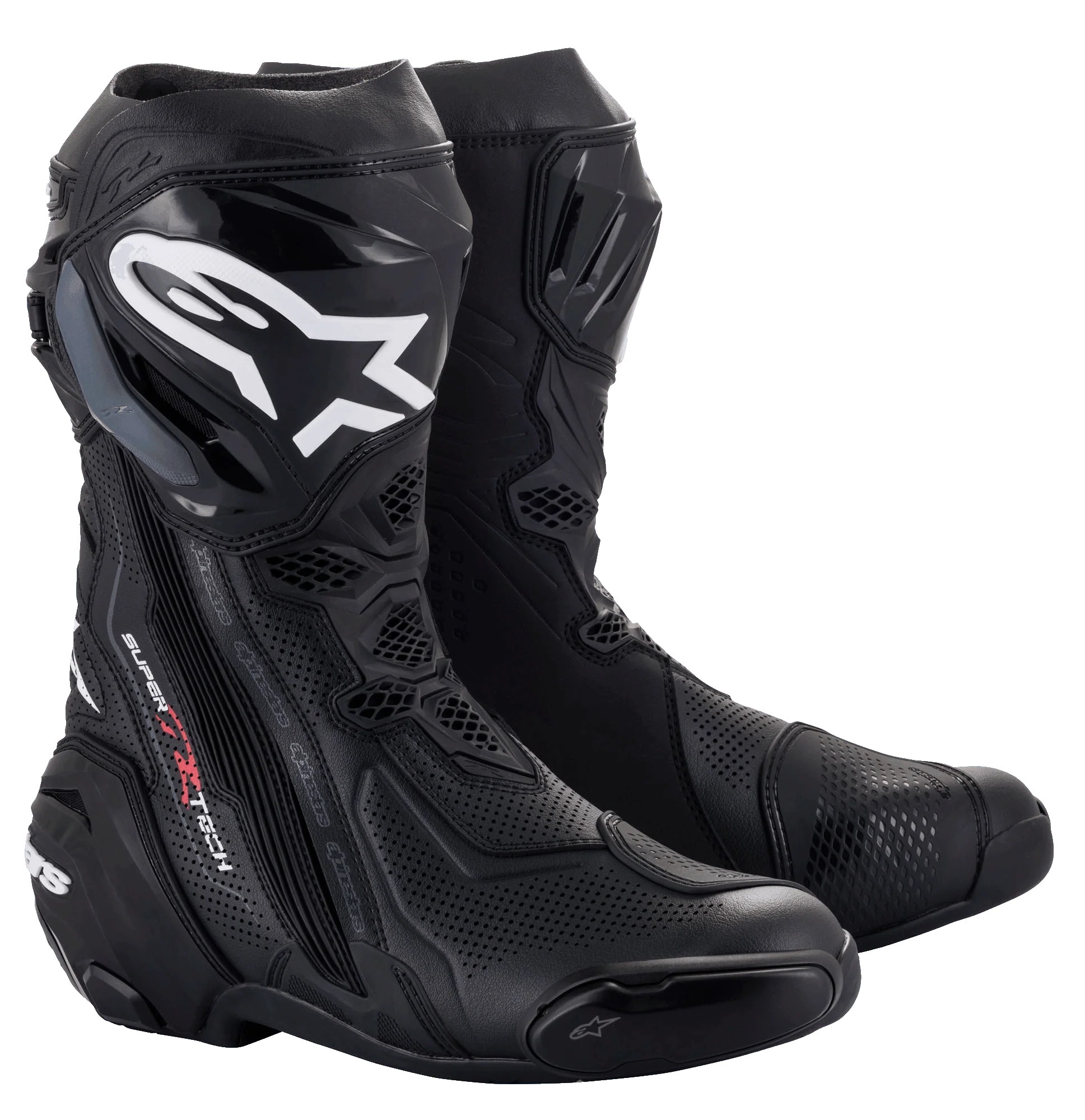 ALPINESTARS Supertech R Vented 黑 高筒 頂級 競技 車靴 A星