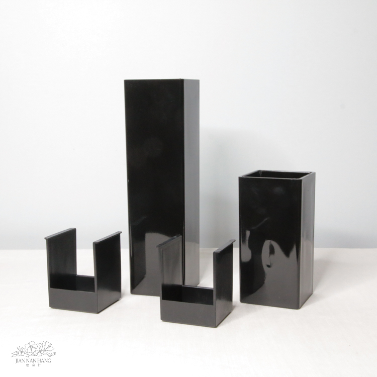 塑膠花器 厚方管 附內套 2尺寸