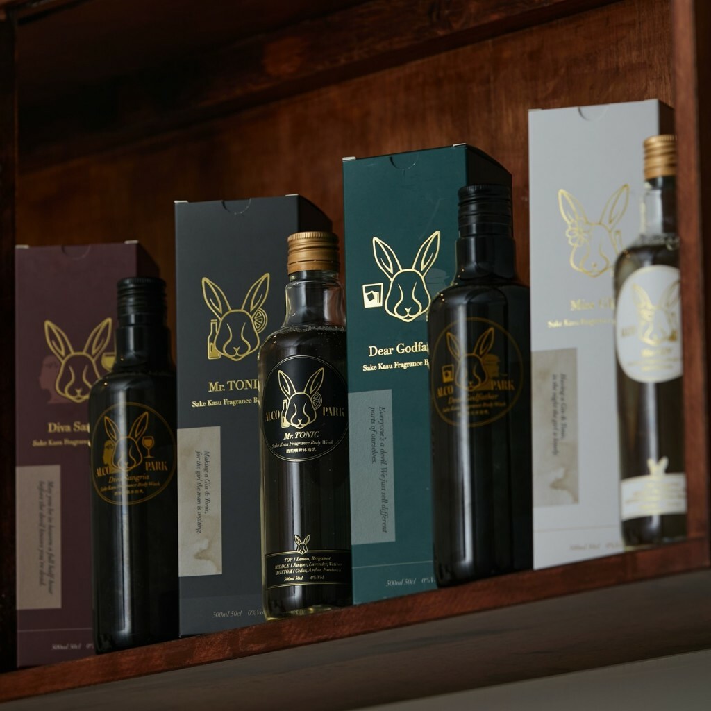 【樂森藥局】ALCOPARK 經典 私藏酒粕調酒沐浴乳500ml (附壓頭)