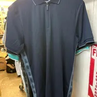 [S] DKNY QUARTER ZIP SPORT POLO,NAVY, M2361123-NVY (SD1075)